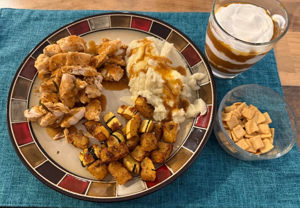 Thanksgiving in March on 600 calories