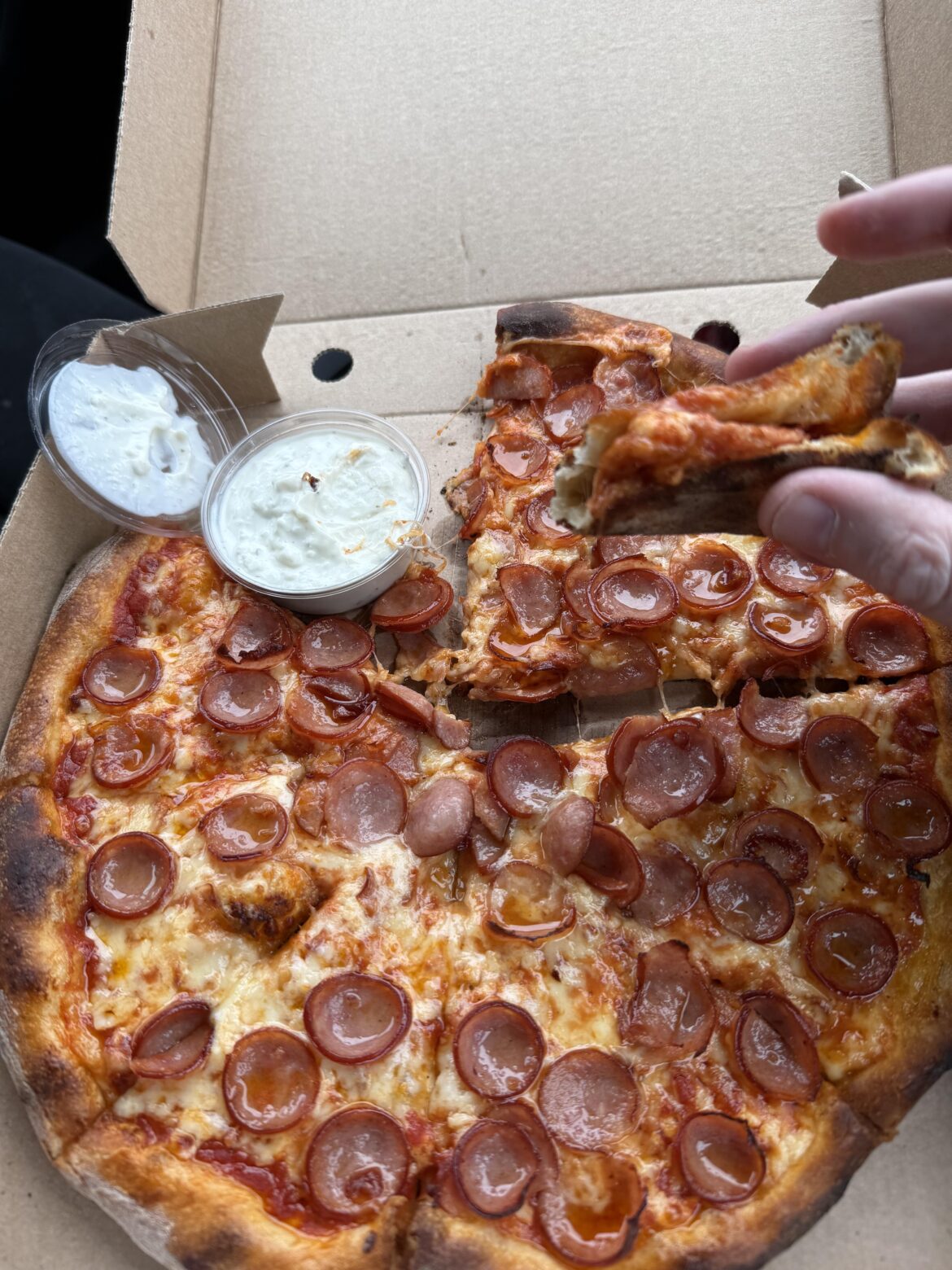 Local Pizza shop in Belfast, Northern Ireland