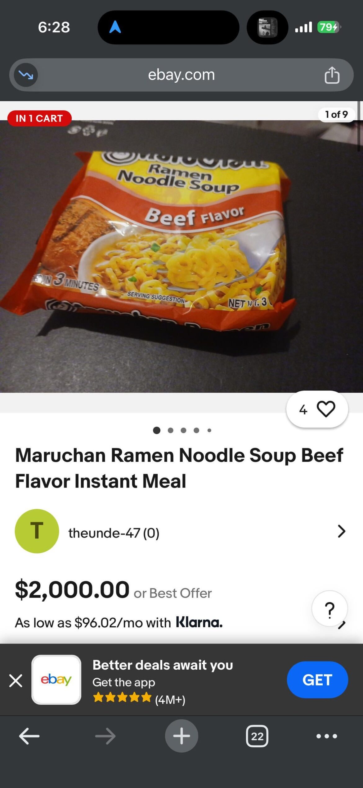 What’s up with this?? Is this even an old package?