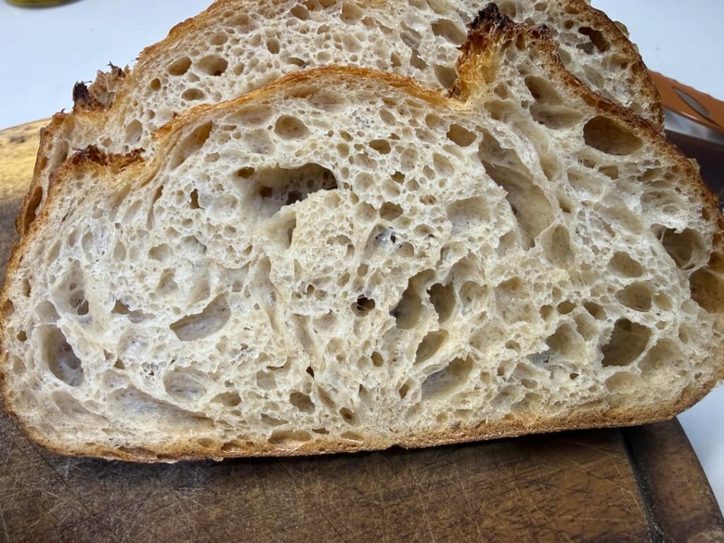Weekly bread with 20% ww
