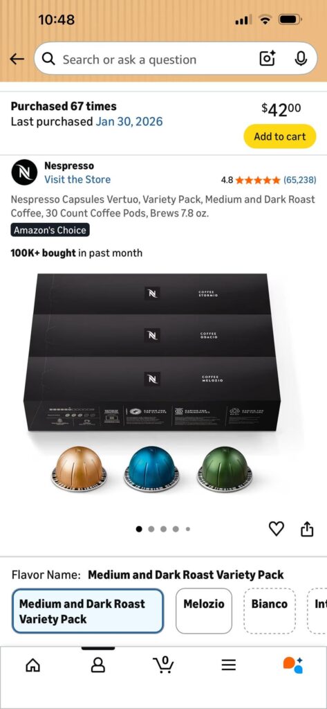 Guess how many times I’ve bought these pods Guess how many times I’ve bought these pods