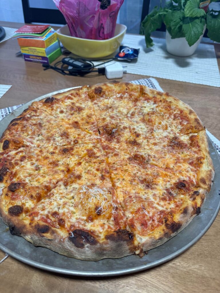 Hadn’t made pizza in awhile. Little rusty.