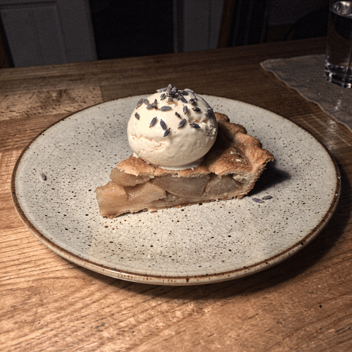 Received some edible lavender flowers. Ended up making pie.