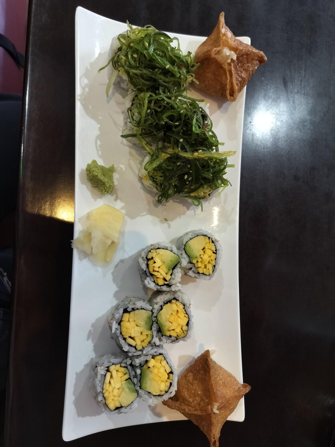 Major splurge but this vegan sushi plate hits