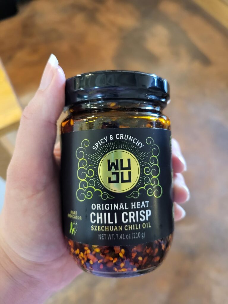 Disappointed, this was very bland. Chili crunch is hit or miss for me and it's usually a miss. I really like Fly by Jing but it's widely hated.