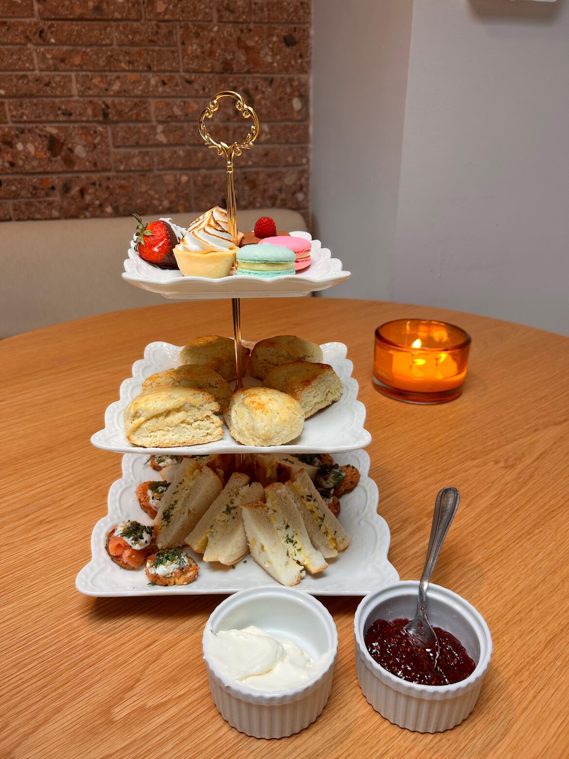 Made some stuff for high tea with friends Made some stuff for high tea with friends