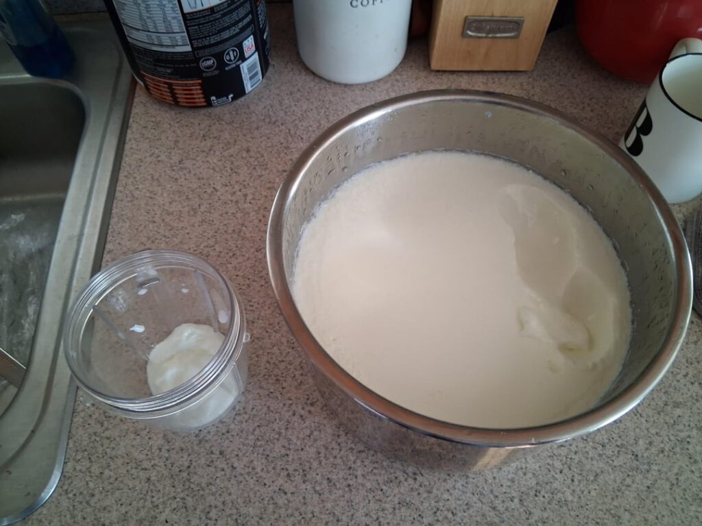 Breakfast yogurt meal prepping