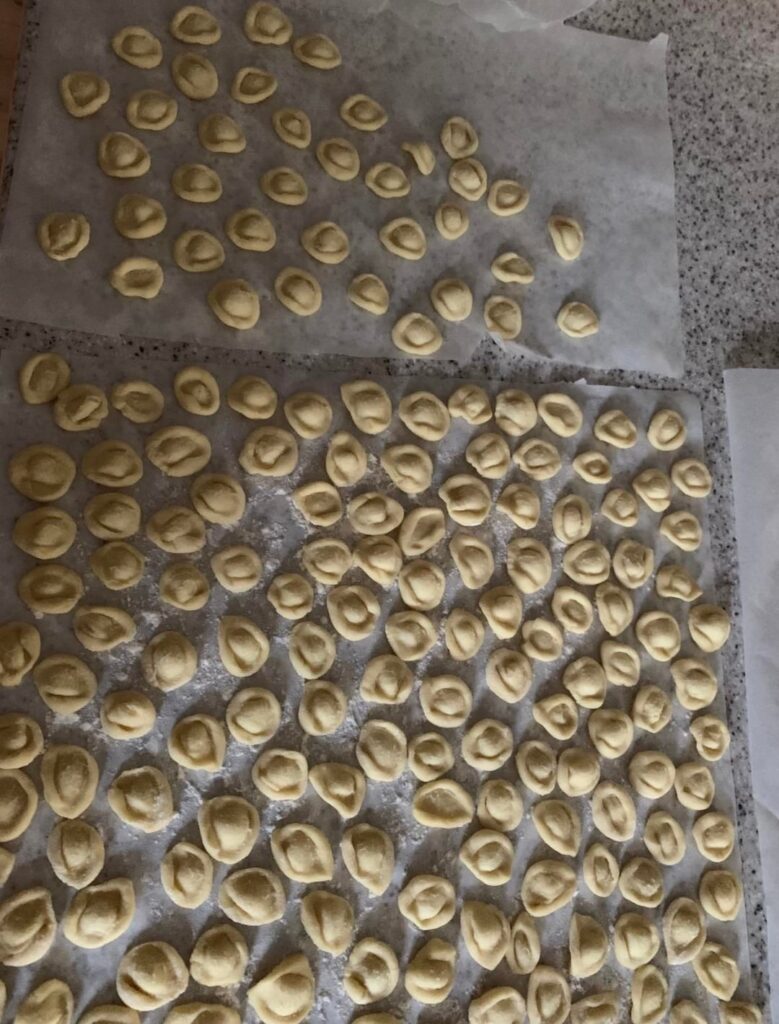 I did a Orecchiette with vodka sauce.