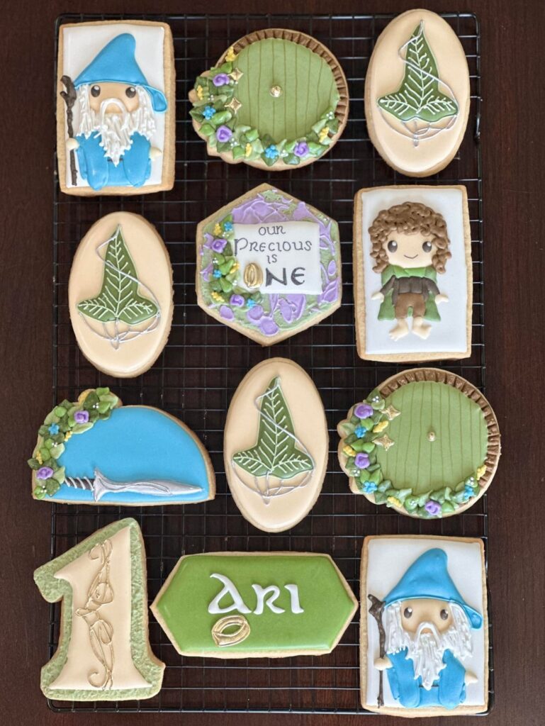 Lord of the Rings First Birthday set