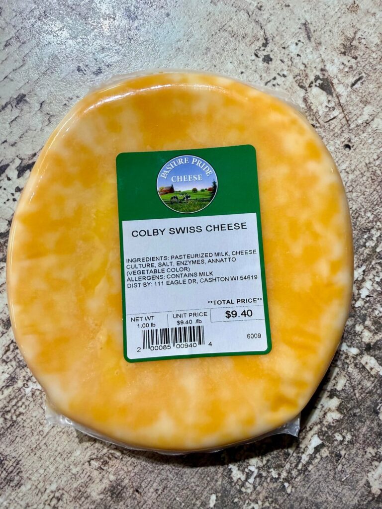 It took me way too long to discover Colby Swiss. Great flavor with a little sweetness from the Swiss. Melt ability was decent however no cheese pull.