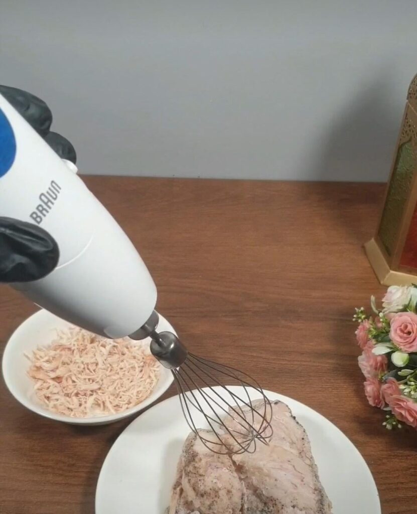 The Easiest Way to Shred Boiled Chicken