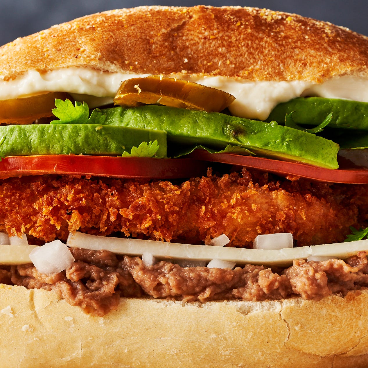 mexican fried chicken torta