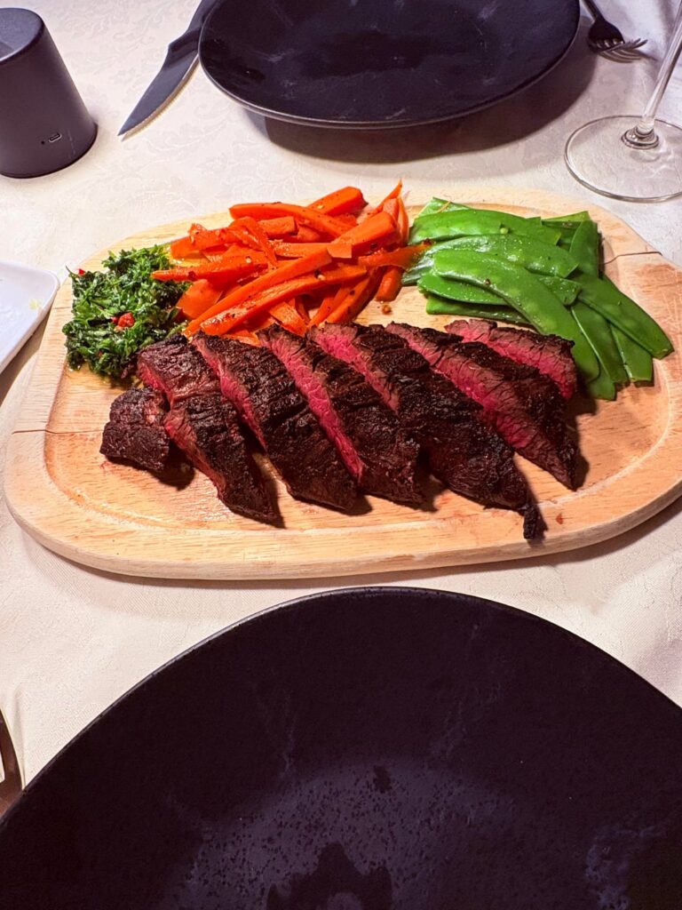 Hanger steak on thr Weber 👌🏼
