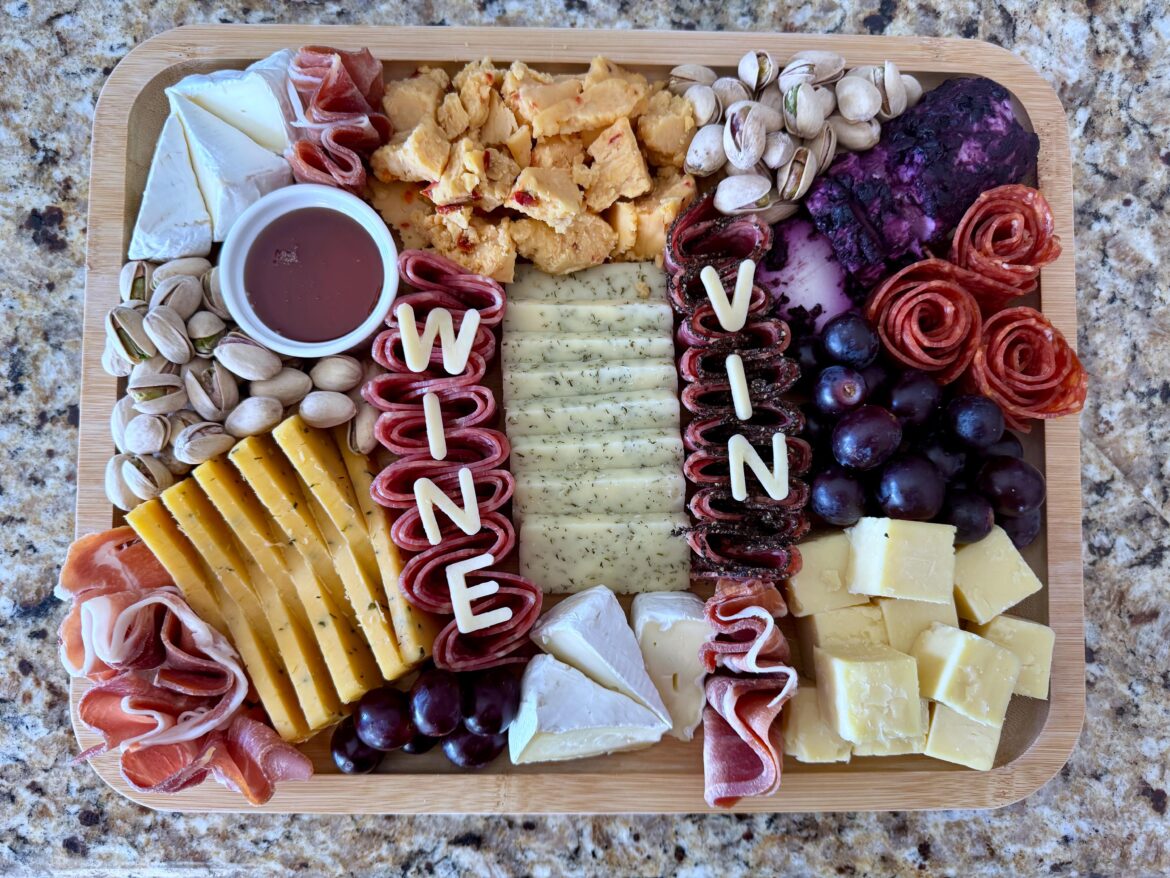 Wine tasting board