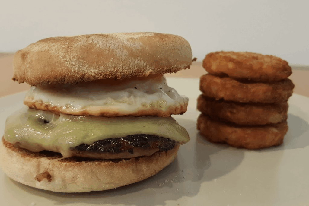 Homemade Breakfast sausage and egg McMuffin without the Mc