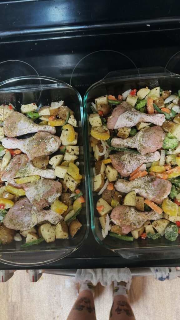 Wine inspired, throw everything in the pan mood