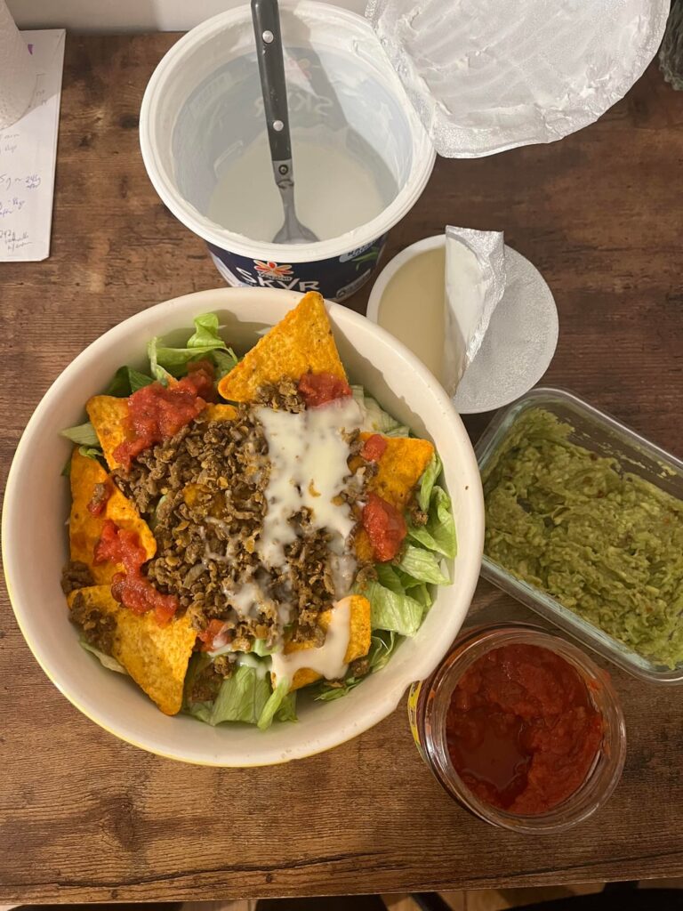 Nacho Salad 550cal 30g protein
