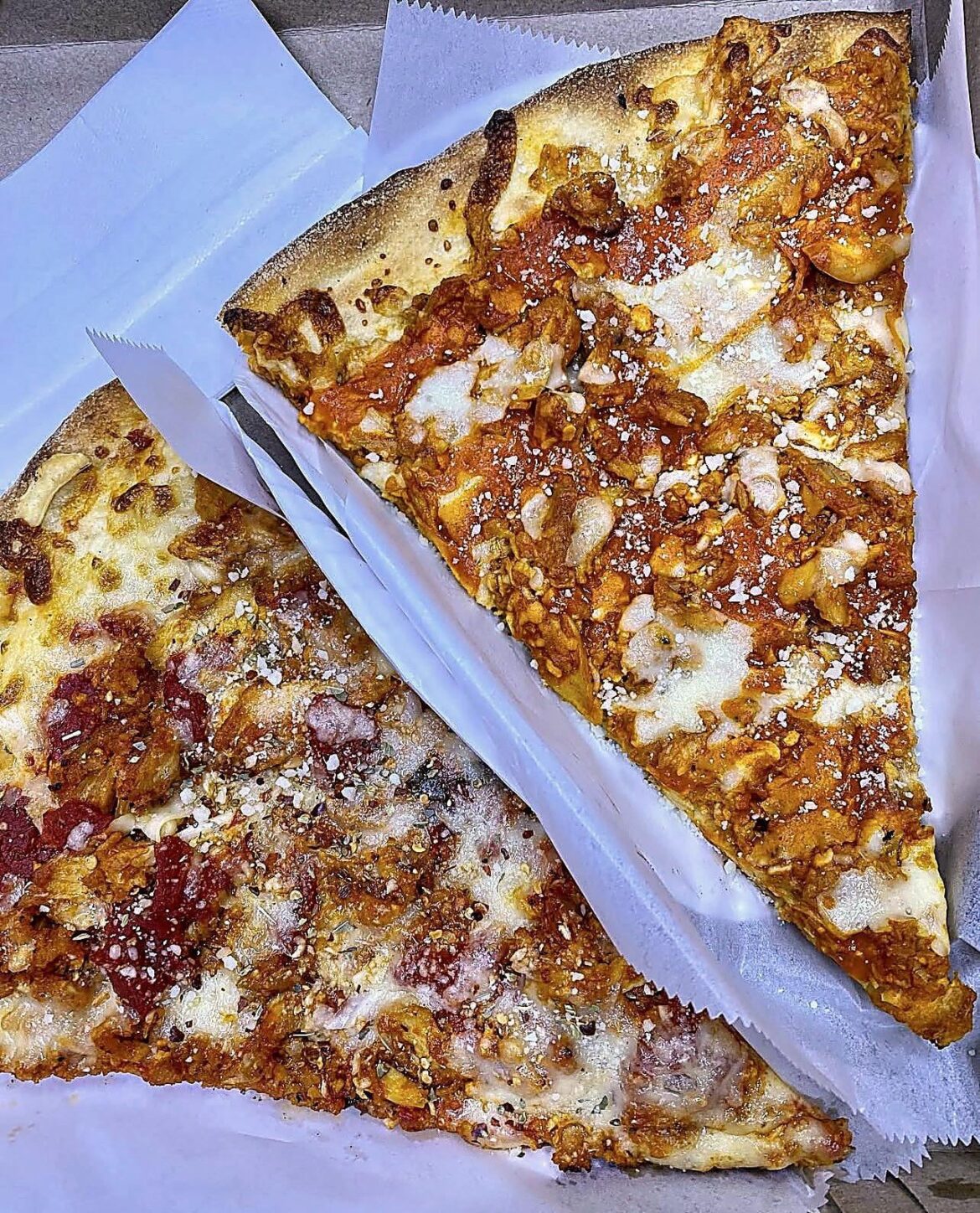 Lunch today buffalo and a chicken parm