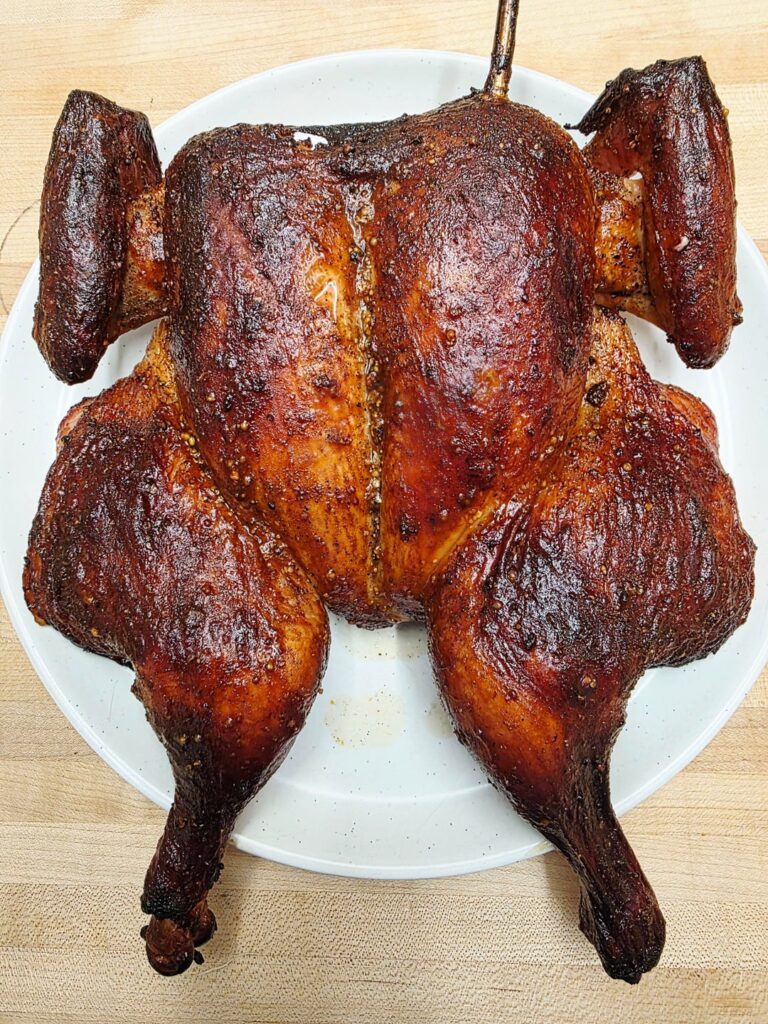 Smoked a chicken