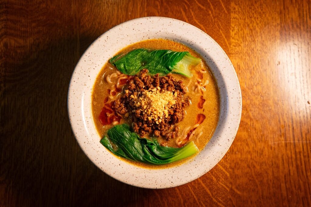 Triple garlic Tantanmen ramen