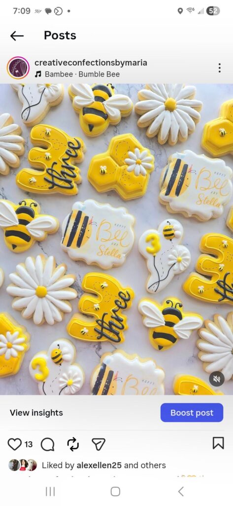 Happy Bee-Day Cookies!