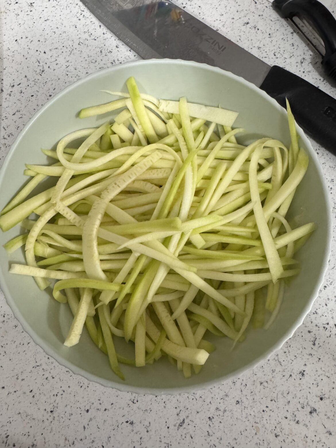 Lost my spiralizer in the move, didn’t realize until I went to use it