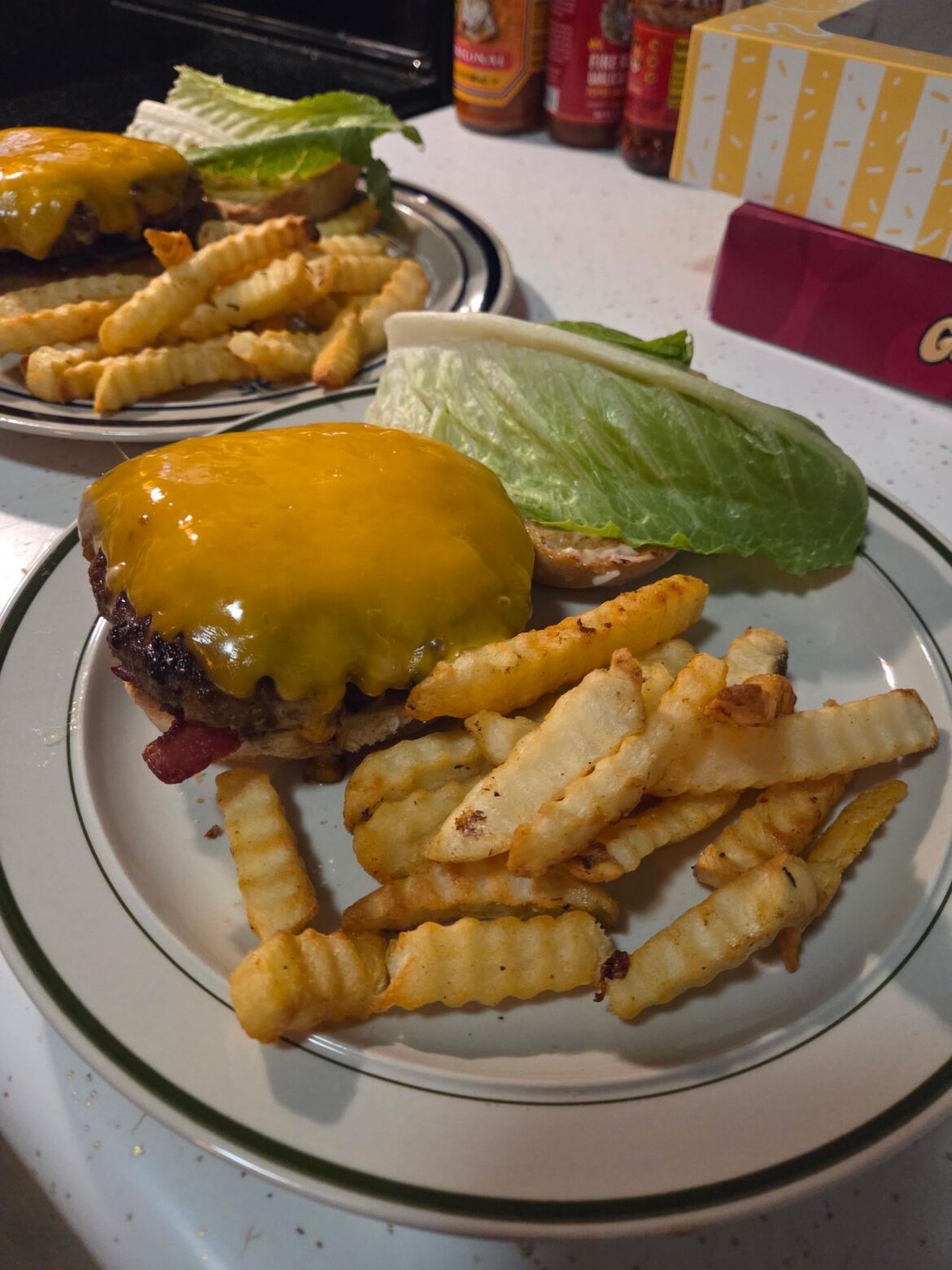 Just a lil Saturday afternoon burger.