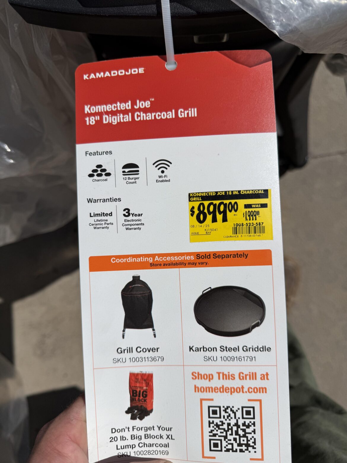 $899 , Home Depot - Tempe / Chandler AZ