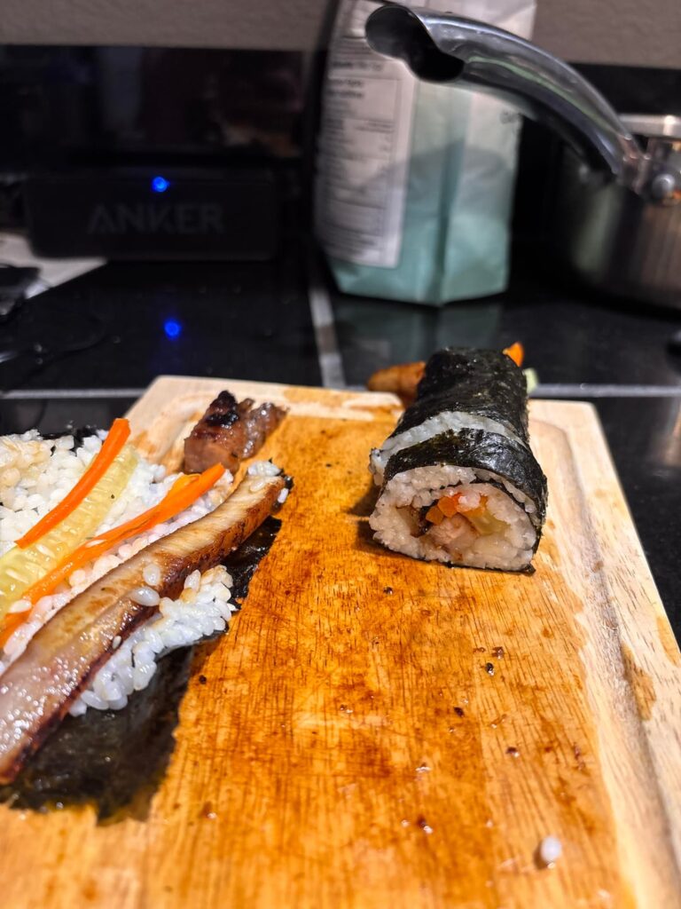 First time Kimbap