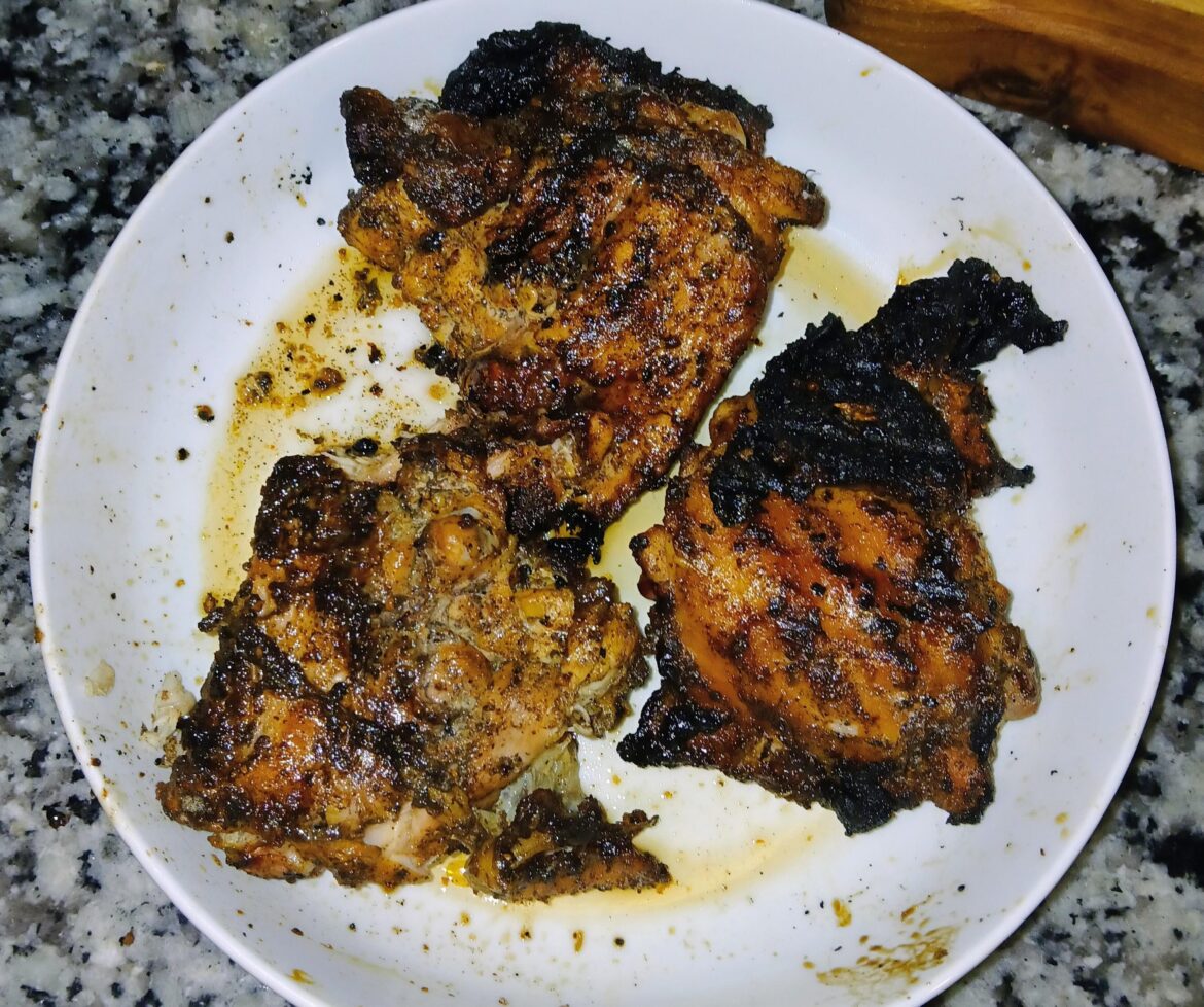 First time grilling thighs