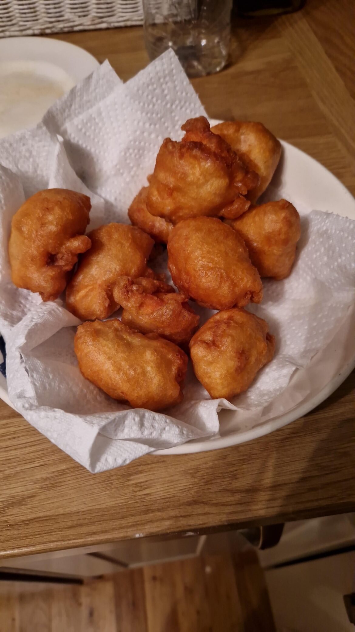 Sweet and sour chicken balls.