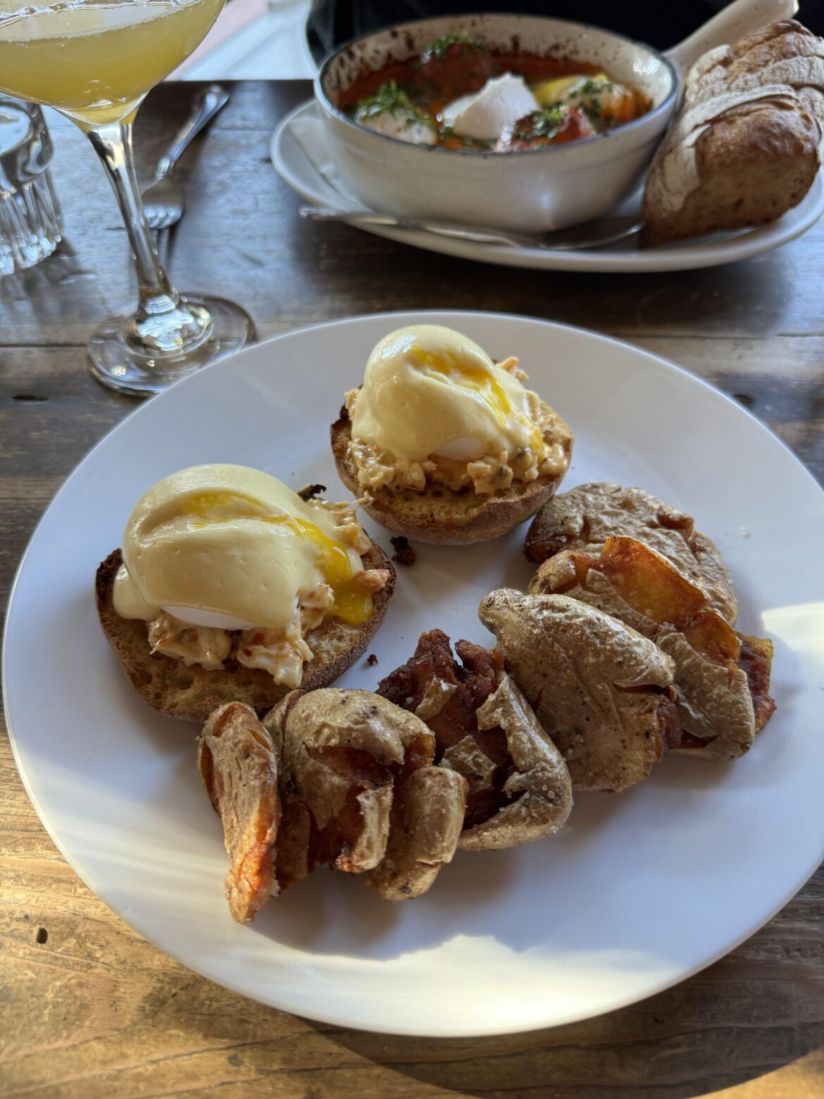 Eggs Benedict with Potatoes