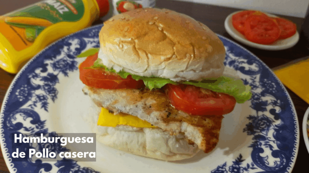 Homemade Chicken Burger 🍔 [ENG-ESP]