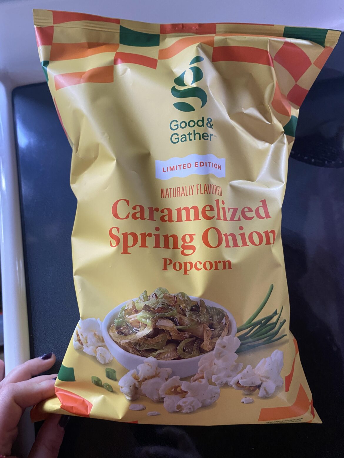 Caramelized Spring Onion Popcorn