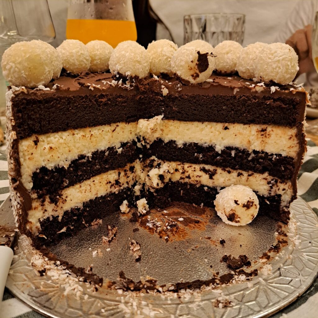 For Coconut Lovers: Brazilian Prestígio Cake (Chocolate + Coconut Filling)