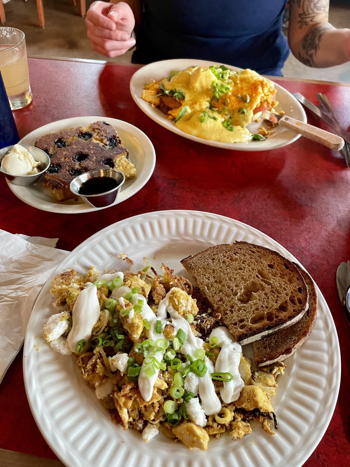 Amazing breakfast at Bouldin Creek Cafe in ATX