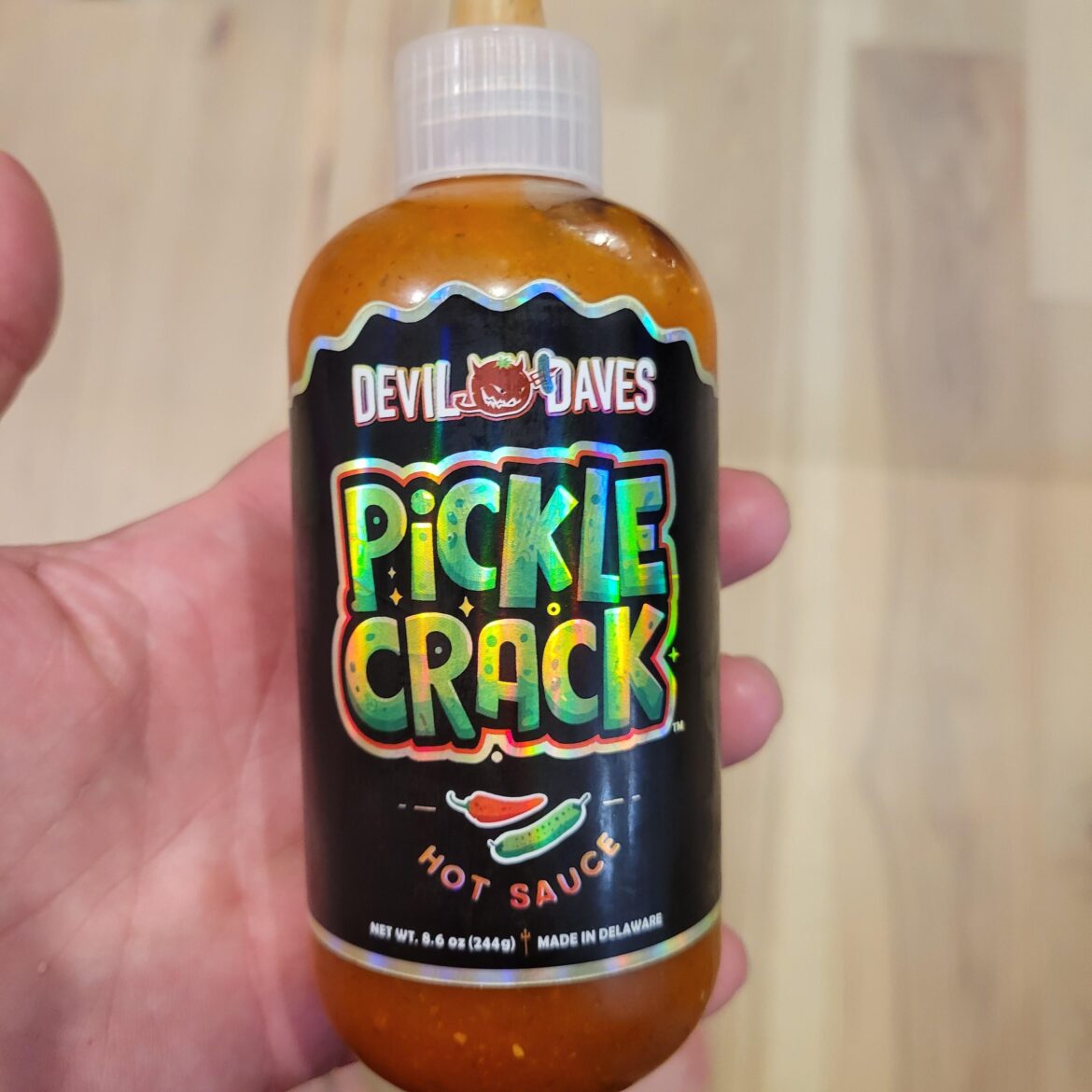 Pickle Crack is so good. Claims to be 3 out of 5 heat. It's a 1 heat if that. But taste great on pizza.