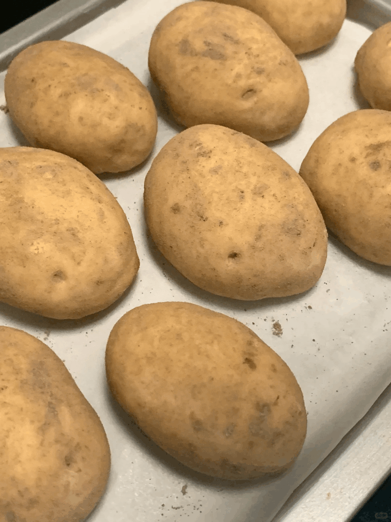 Fluffy Potato Bread with Cheesy Bacon Mashed Potato Filling!