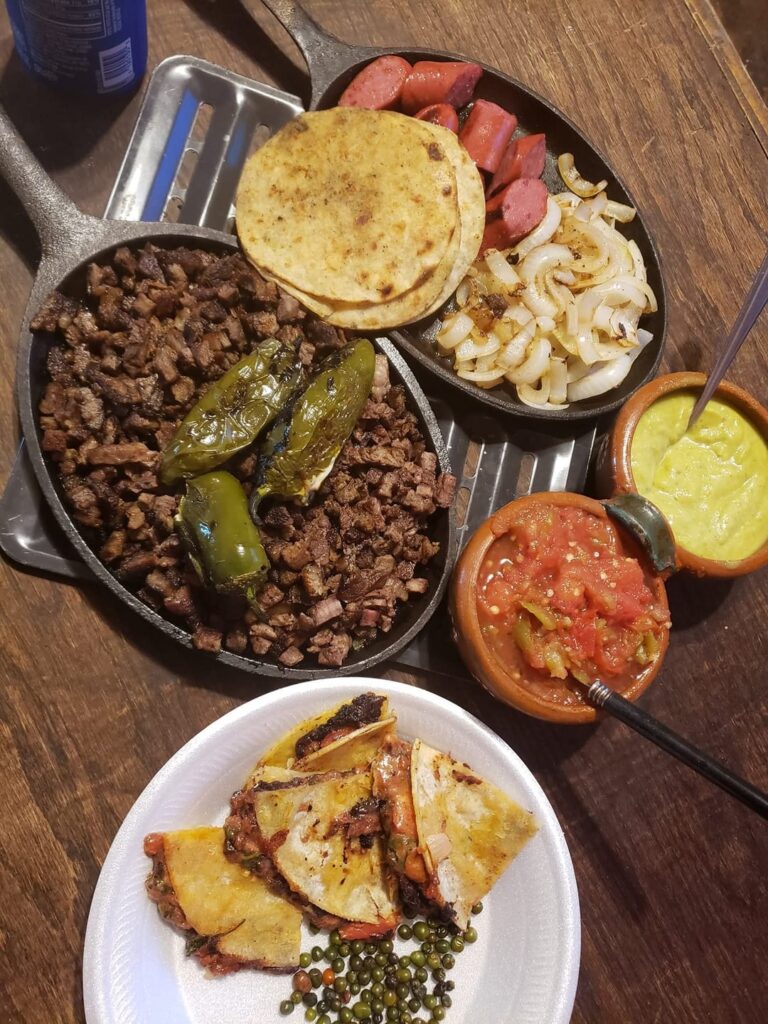 My mom's cooking. We're from Nuevo León.