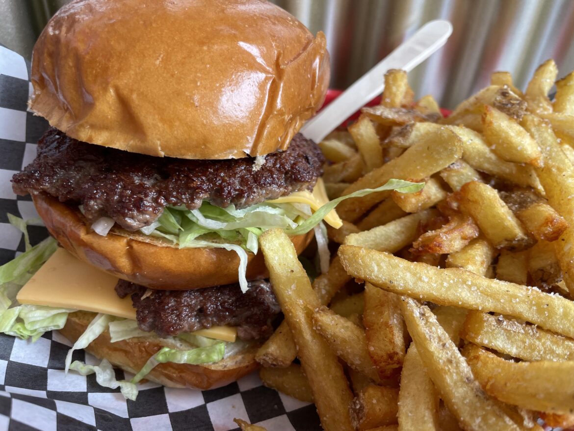 "Big Mac" Burger at Lucky's in Cambridge,ON