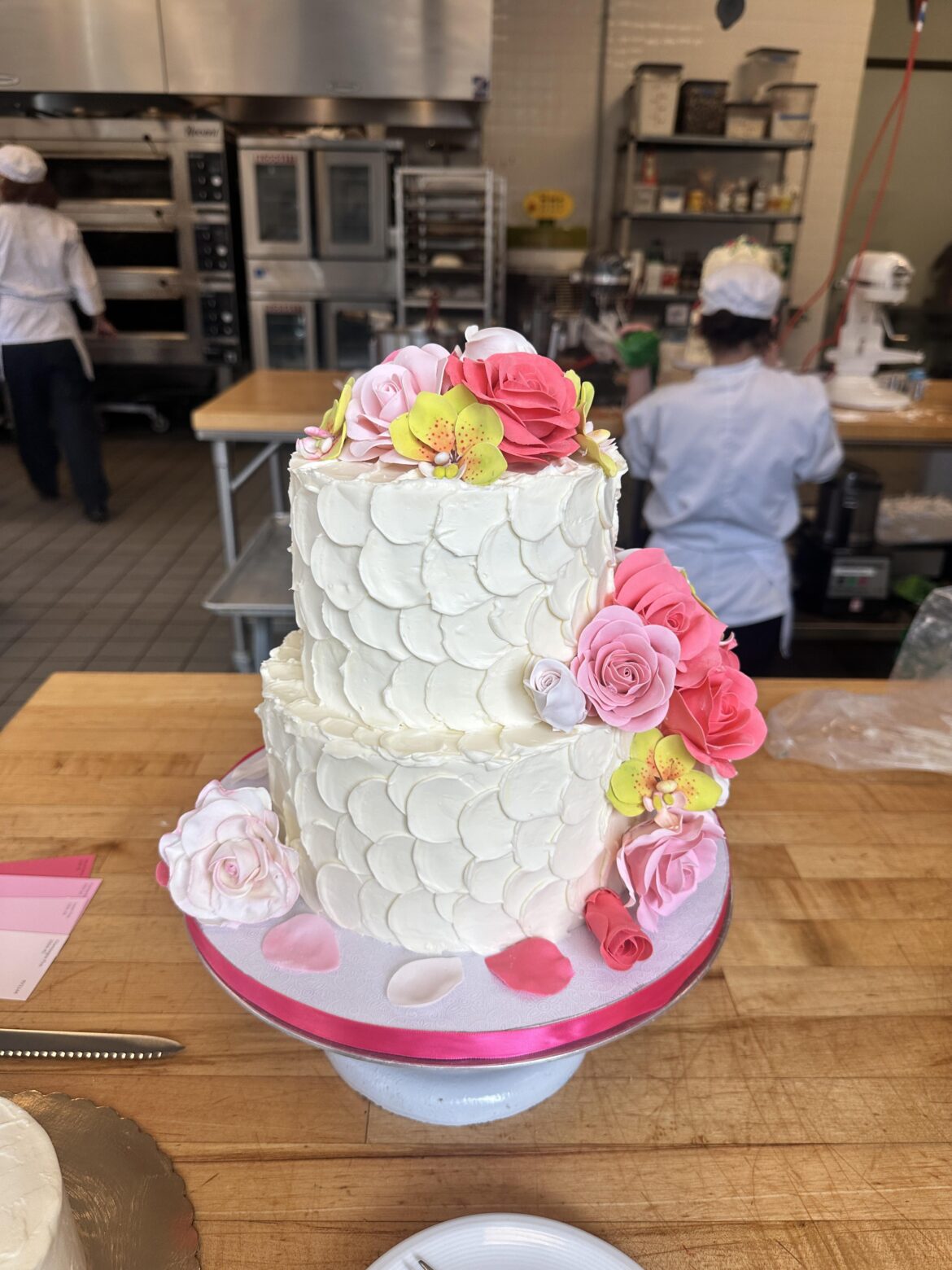 Baking School Cake Final Completed!