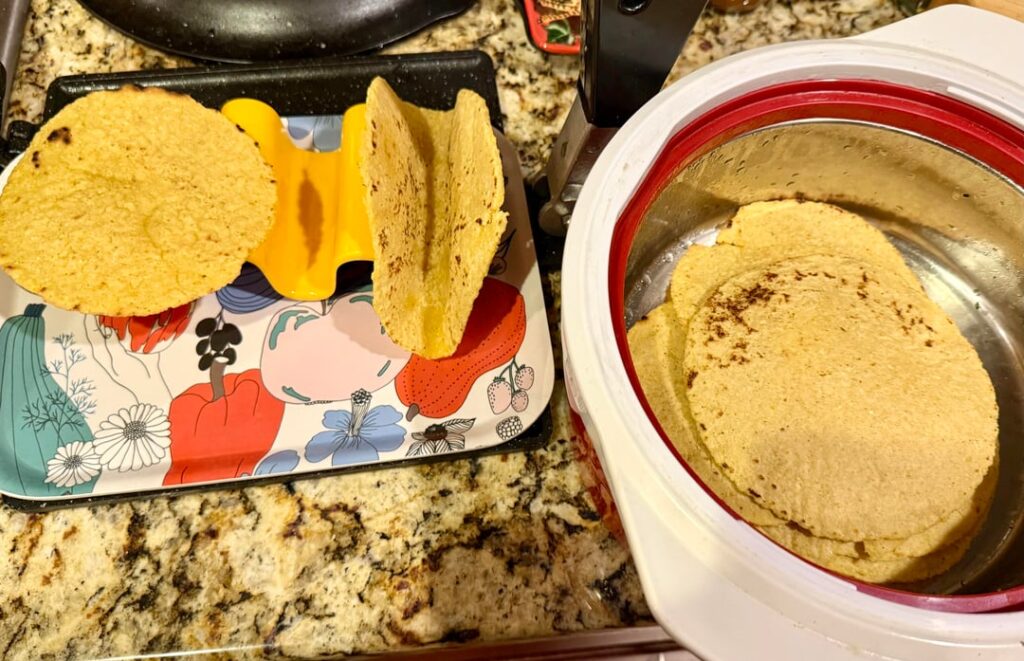 I’ve made tortillas 3 nights in a row and feeling like I’m getting the hang of it.