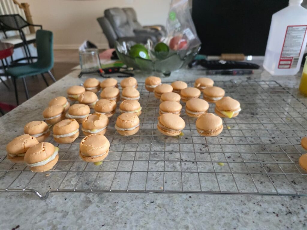 Orange Creamsicle Macarons!