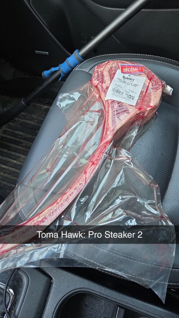 I forgot to share my Valentine's Day Tomahawk