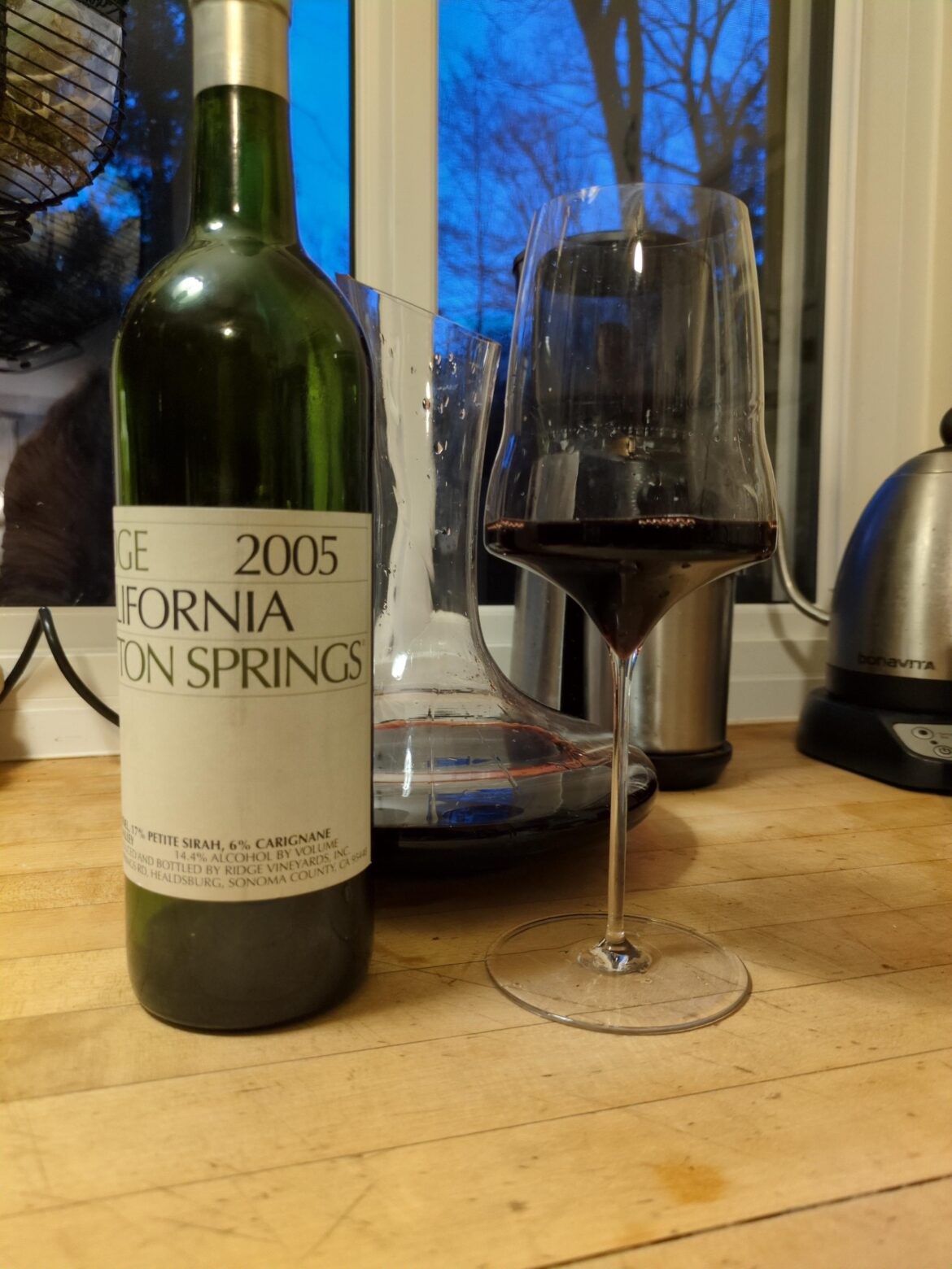 Tasting a 2005 Lytton Springs