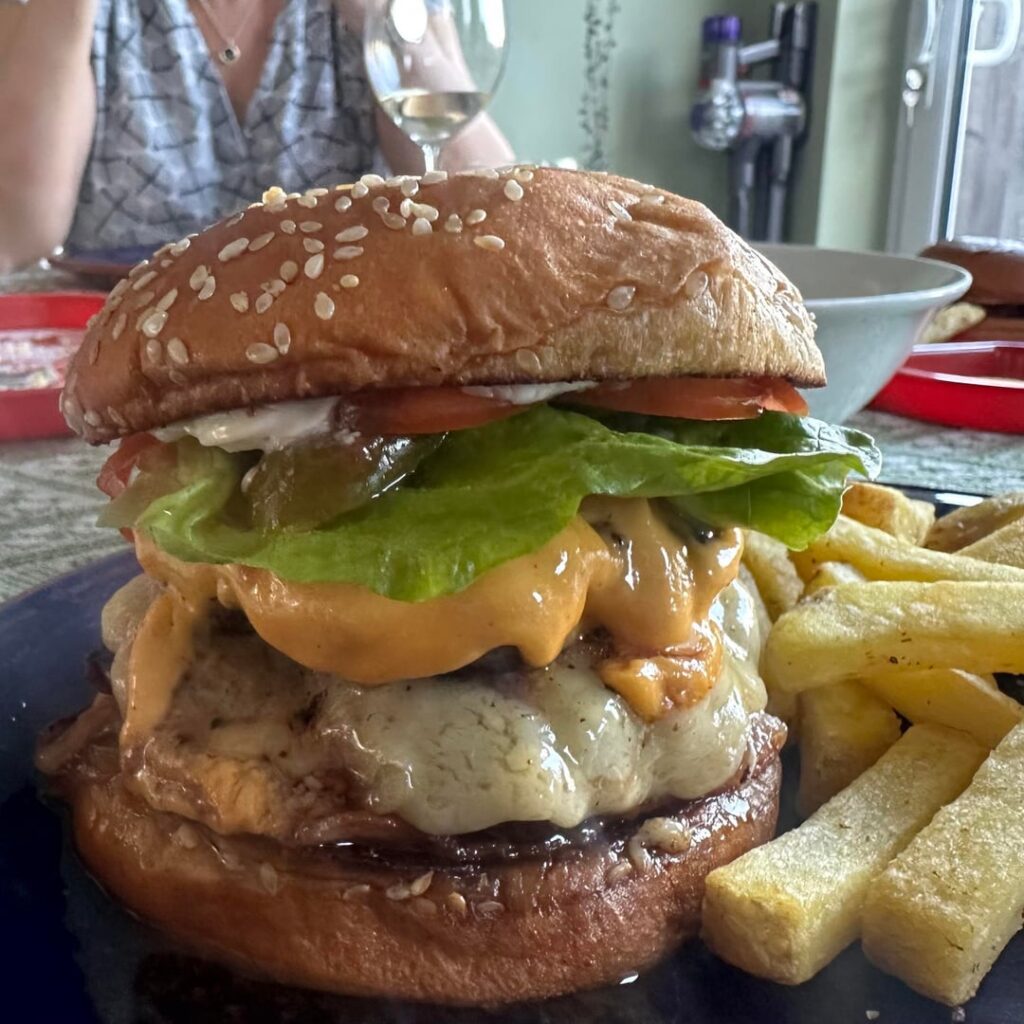 Homemade Jalapeño Burger