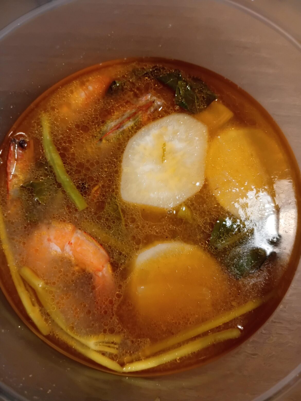 I'm trying sinigang hipon in Manila