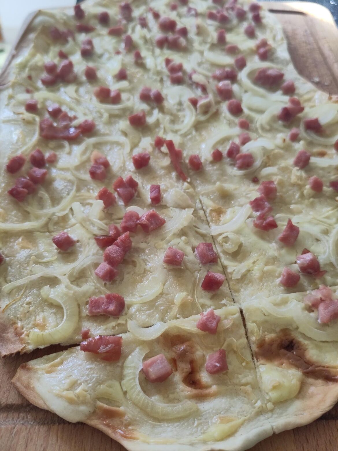 Reprise: tarte flambée  🇫🇷 🤝 🇩🇪Flammkuchen