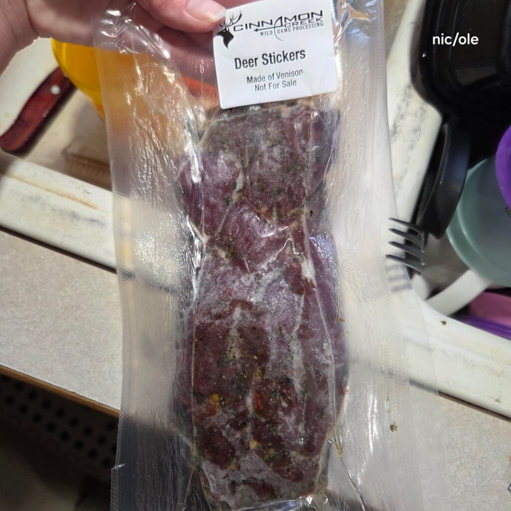 Venison "Stickers"