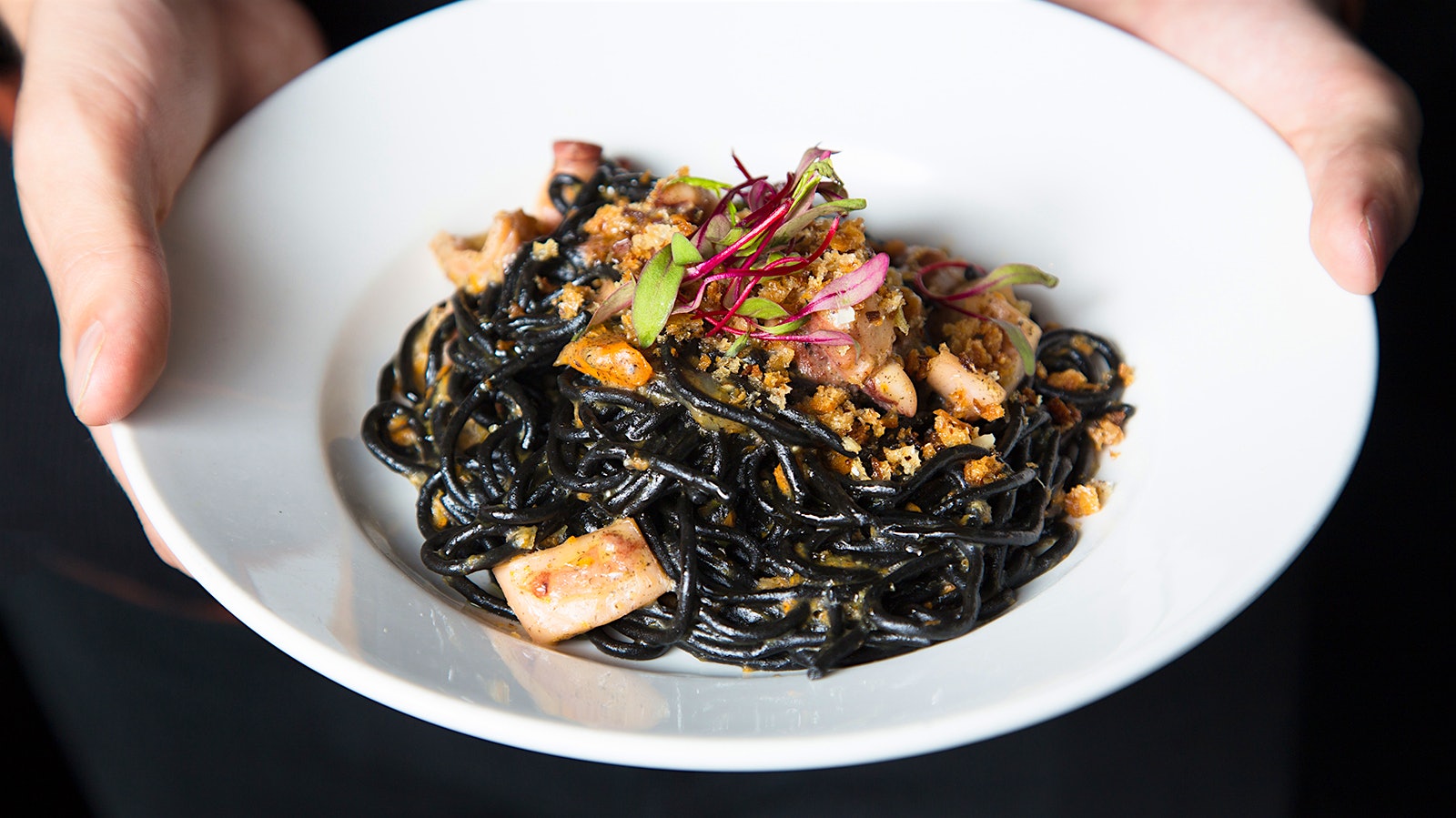  Squid ink pasta from Vinatería in New York City